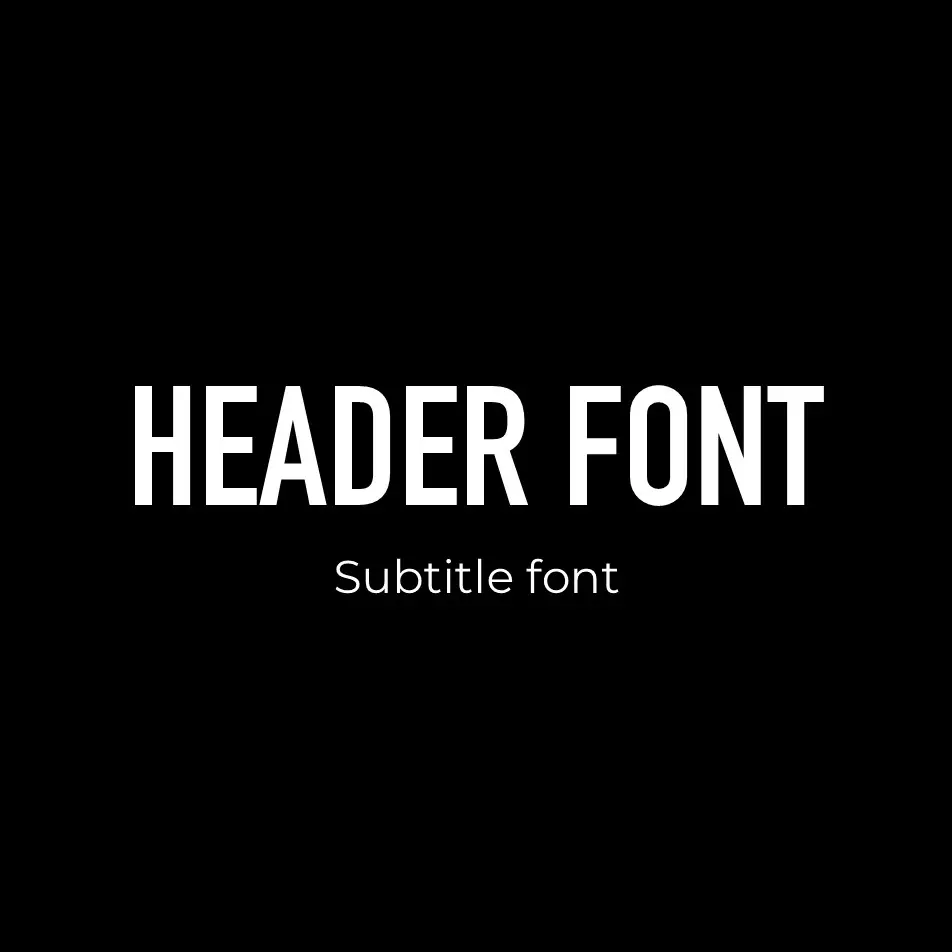 A header and subtitle font pairing that highlights typography consistency in PowerPoint preset designs, ensuring optimal professionalism and ease of use